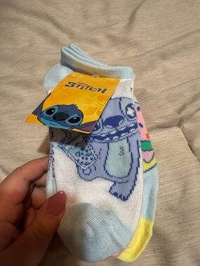 Disney Stitch Food 5 Pack Ankle Socks